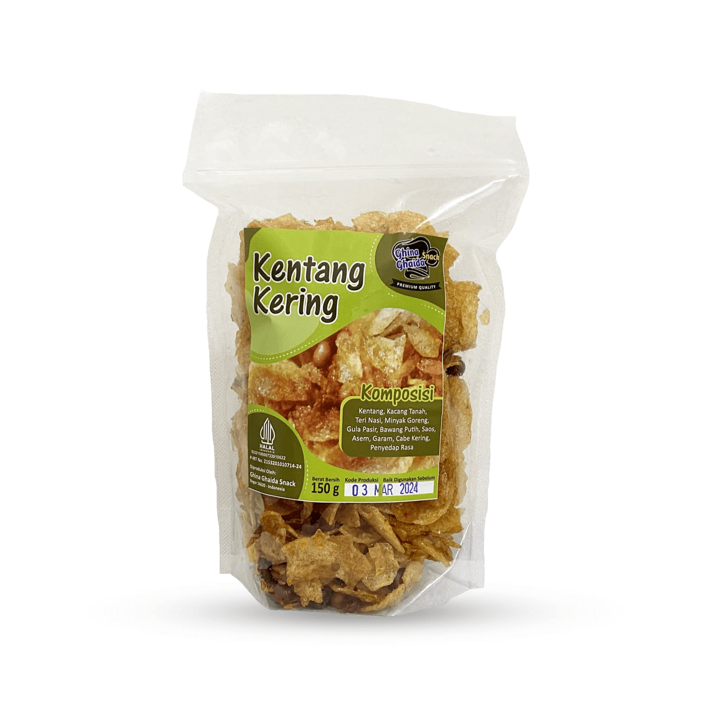 Kentang Kering Pouch 150gr