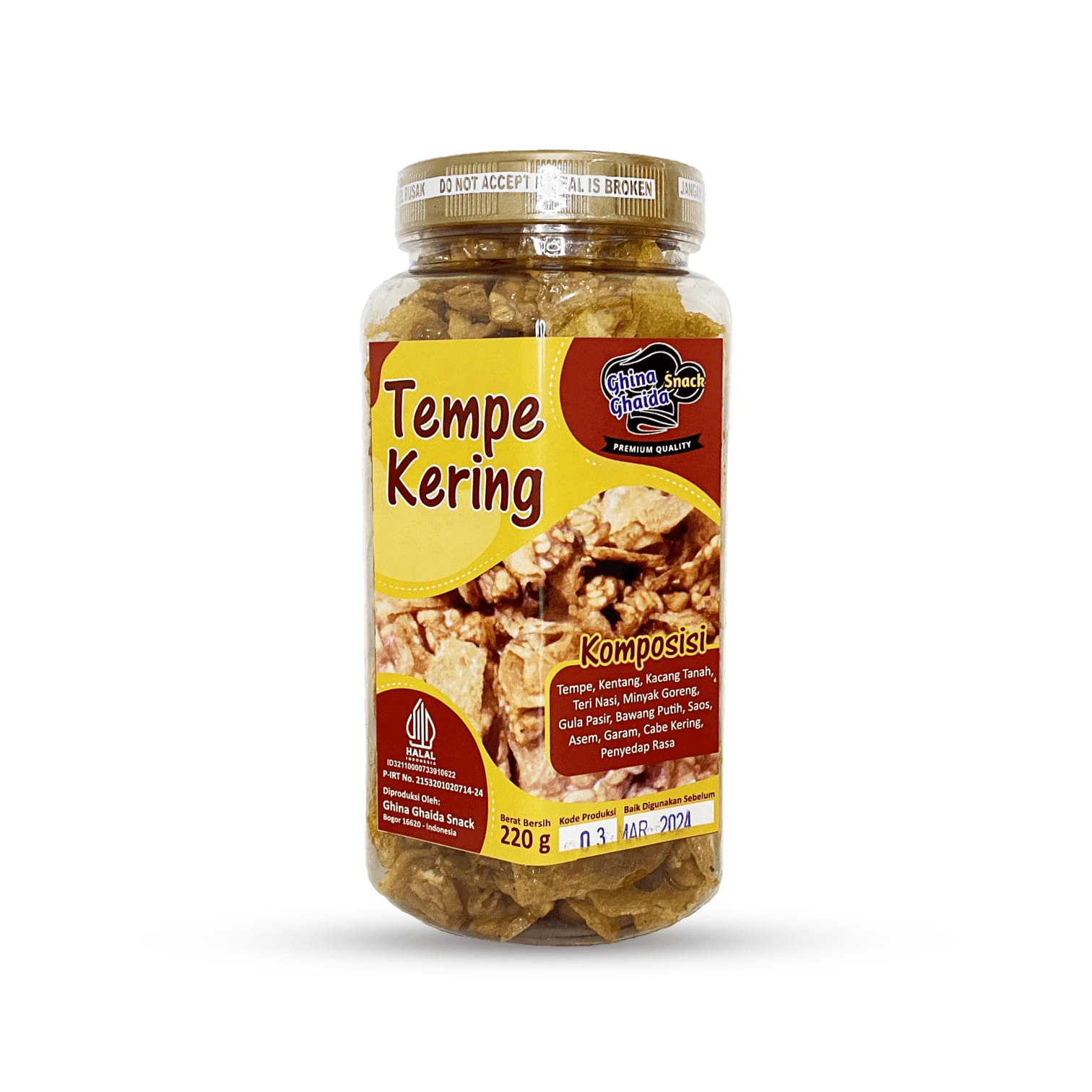 Tempe Kering Pouch 220gr